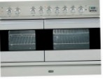 ILVE PDF-100S-MP Stainless-Steel Kitchen Stove, type of oven: electric, type of hob: gas
