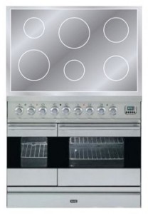 Characteristics Kitchen Stove ILVE PDFI-100-MW Stainless-Steel Photo