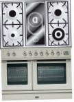 ILVE PDL-100V-VG Stainless-Steel Kitchen Stove, type of oven: gas, type of hob: combined