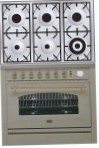 ILVE P-906N-VG Antique white Soba bucătărie, tipul de cuptor: gaz, Tip de plită: gaz