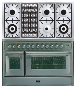 características Estufa de la cocina ILVE MT-120BD-VG Stainless-Steel Foto