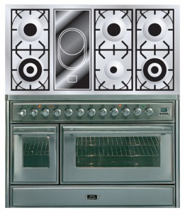 Characteristics Kitchen Stove ILVE MT-120VD-VG Stainless-Steel Photo