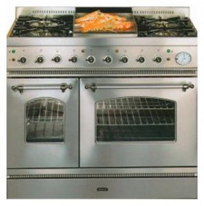 Characteristics Kitchen Stove ILVE PD-100FN-VG Stainless-Steel Photo