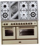 ILVE MS-120VD-VG Antique white Kitchen Stove, type of oven: gas, type of hob: combined