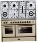 ILVE MS-1207D-VG Antique white Кухненската Печка, тип на фурна: газ, вид котлони: газ