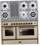 ILVE MS-120BD-VG Antique white Кухненската Печка, тип на фурна: газ, вид котлони: газ