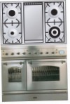 ILVE PD-100FN-MP Stainless-Steel Fornuis, type oven: elektrisch, type kookplaat: gecombineerde