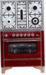 ILVE M-90PD-VG Red Кухонная плита, тип духового шкафа: газовая, тип варочной панели: газовая
