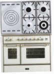 ILVE MD-100SD-VG Antique white Soba bucătărie, tipul de cuptor: gaz, Tip de plită: gaz