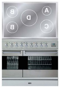 विशेषताएँ रसोई चूल्हा ILVE PDFI-90-MP Stainless-Steel तस्वीर