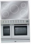 ILVE PDLI-90-MP Stainless-Steel Fornuis, type oven: elektrisch, type kookplaat: elektrisch