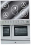 ILVE PDLE-90-MP Stainless-Steel Fornuis, type oven: elektrisch, type kookplaat: elektrisch