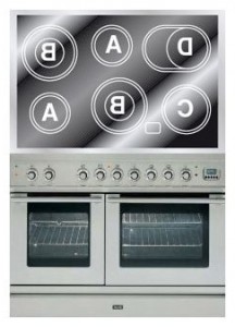 характеристики Кухонная плита ILVE PDLE-100-MW Stainless-Steel Фото