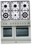 ILVE PDL-1006-MW Stainless-Steel Fornuis, type oven: elektrisch, type kookplaat: gas