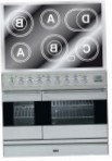 ILVE PDFE-100-MW Stainless-Steel štedilnik, Vrsta pečice: električni, Vrsta kuhališča: električni
