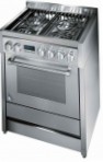 Steel Genesi G7F-4 Kitchen Stove, type of oven: electric, type of hob: gas