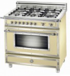 BERTAZZONI H36 6 GEV CR Sporák, typ trouby: plyn, Typ varné desky: plyn