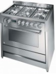 Steel Genesi G9F Kitchen Stove, type of oven: electric, type of hob: gas
