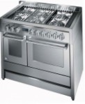 Steel Genesi G10FF Kitchen Stove, type of oven: electric, type of hob: gas