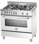 BERTAZZONI X90 5 GEV BI Sporák, typ trouby: plyn, Typ varné desky: plyn