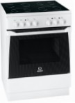 Indesit KN 6C10 (W) Fornuis, type oven: elektrisch, type kookplaat: elektrisch