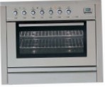 ILVE PL-90-VG Stainless-Steel Stufa di Cucina, tipo di forno: gas, tipo di piano cottura: gas