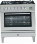 ILVE PL-80-VG Stainless-Steel Kitchen Stove, type of oven: gas, type of hob: gas