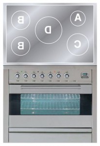 caracteristici Soba bucătărie ILVE PFI-90-MP Stainless-Steel fotografie