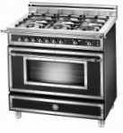 BERTAZZONI H36 6 MFE NE Кухонная плита, тип духового шкафа: электрическая, тип варочной панели: газовая