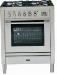 ILVE PL-70-MP Stainless-Steel Σόμπα κουζίνα, τύπος φούρνου: ηλεκτρικός, είδος των εστιών: αέριο