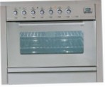 ILVE PW-90B-MP Stainless-Steel Kitchen Stove, type of oven: electric, type of hob: gas
