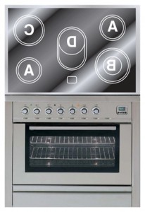 Характеристики Кухонна плита ILVE PLE-90-MP Stainless-Steel фото