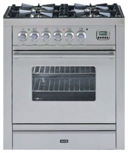 विशेषताएँ रसोई चूल्हा ILVE PW-70-VG Stainless-Steel तस्वीर