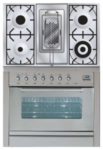 Characteristics Kitchen Stove ILVE PW-90R-MP Stainless-Steel Photo