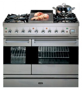 les caractéristiques Cuisinière ILVE PD-90F-MP Stainless-Steel Photo