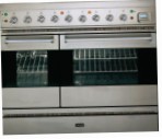 ILVE PD-1006-MP Stainless-Steel Kompor dapur, jenis oven: listrik, jenis hob: gas