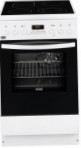 Zanussi ZCV 9553G1 W Estufa de la cocina, tipo de horno: eléctrico, tipo de encimera: eléctrico