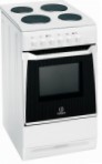 Indesit KN 3E1 (W) Fornuis, type oven: elektrisch, type kookplaat: elektrisch