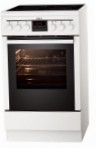 AEG 4713RV9-WN Estufa de la cocina, tipo de horno: eléctrico, tipo de encimera: eléctrico