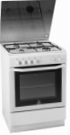 Indesit MVI 6G1 (W) 厨房炉灶, 烘箱类型: 气体, 滚刀式: 气体