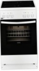 Zanussi ZCV 954001 W Kitchen Stove, type of oven: electric, type of hob: electric