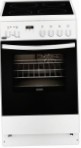 Zanussi ZCV 9553 H1W Kompor dapur, jenis oven: listrik, jenis hob: listrik