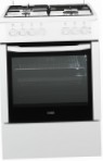BEKO CSE 63120 GW Кухонная плита, тип духового шкафа: электрическая, тип варочной панели: комбинированная