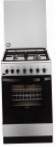 Zanussi ZCK 9552H1 X موقد المطبخ, نوع الفرن: كهربائي, نوع الموقد: غاز
