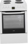 BEKO CSE 66300 GW Fornuis, type oven: elektrisch, type kookplaat: elektrisch