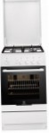 Electrolux EKG 95010 CW Кухонная плита, тип духового шкафа: газовая, тип варочной панели: газовая