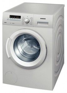 caracteristici Mașină de spălat Siemens WS 12K26 S fotografie