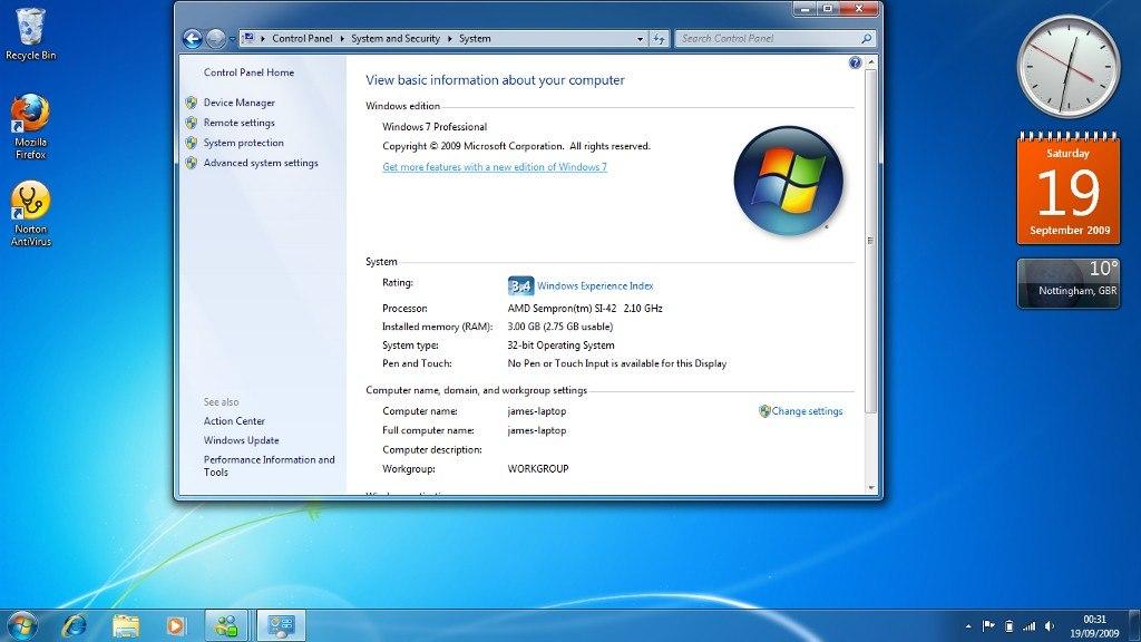 Windows 7 Professional OEM Key SP1, $23.72