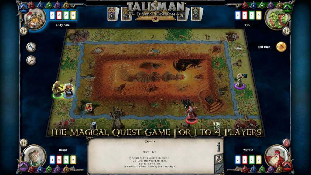 Talisman: Digital Edition + 3 Expansions Bundle Steam CD Key, $10.72