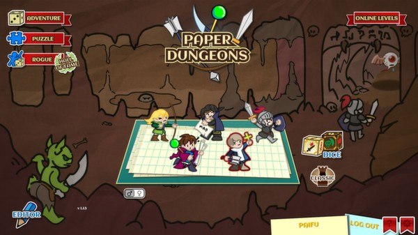 Paper Dungeons Steam CD Key, $1.36